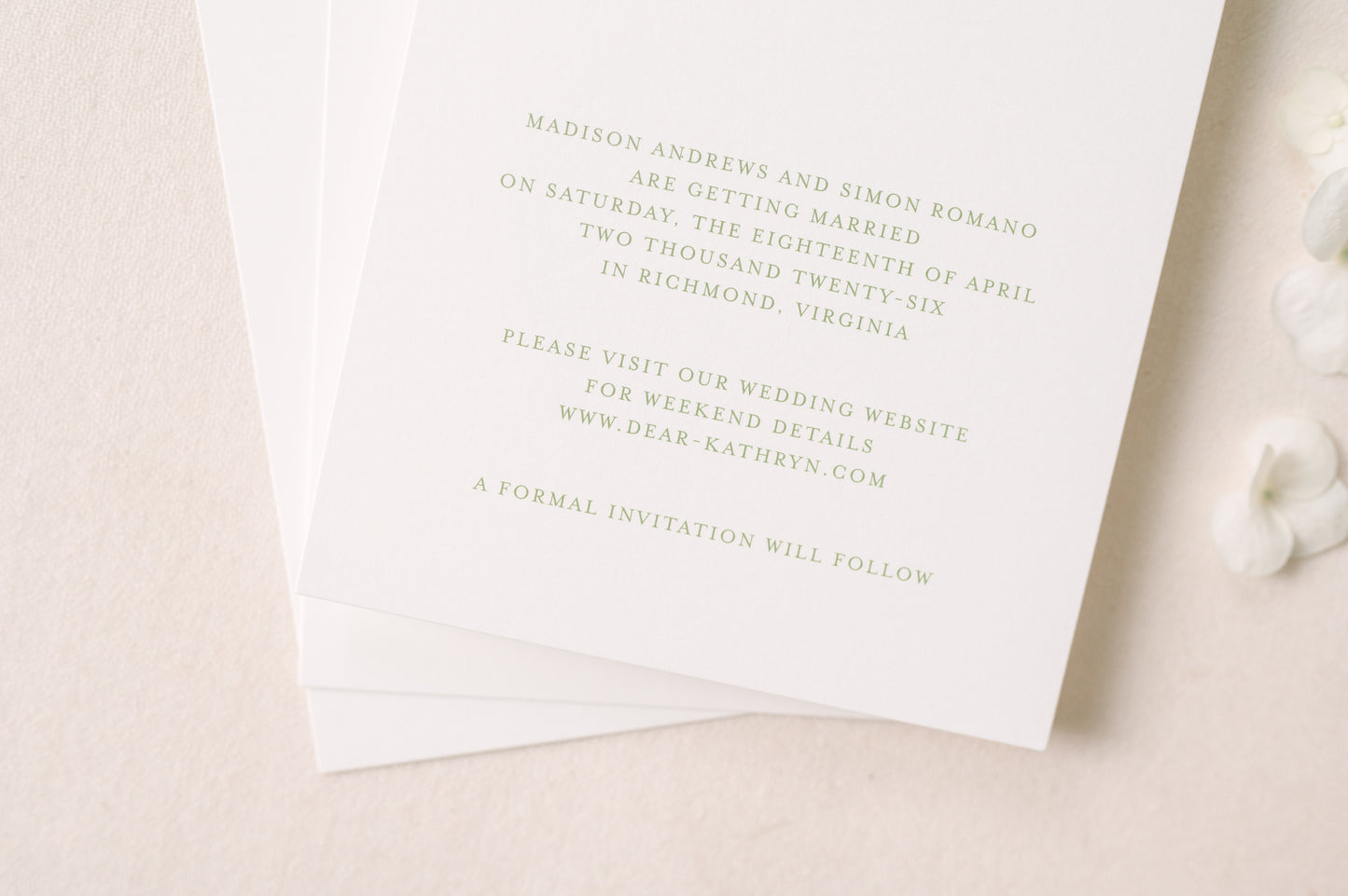 Madison Save the Date | Curated Save the Date
