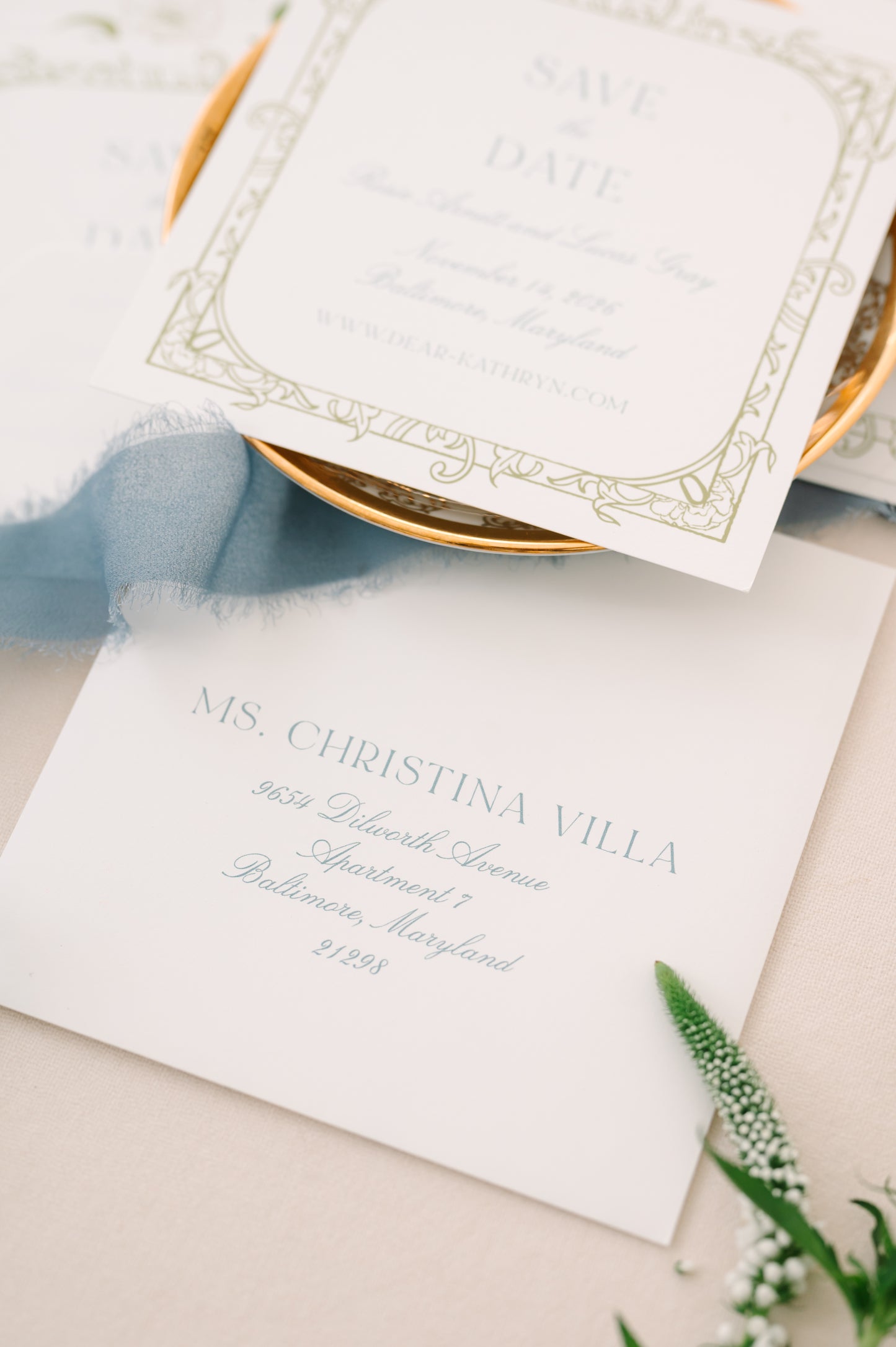 Rosie Save the Date | Curated Save the Date