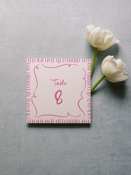 Camille | Wedding Table Numbers