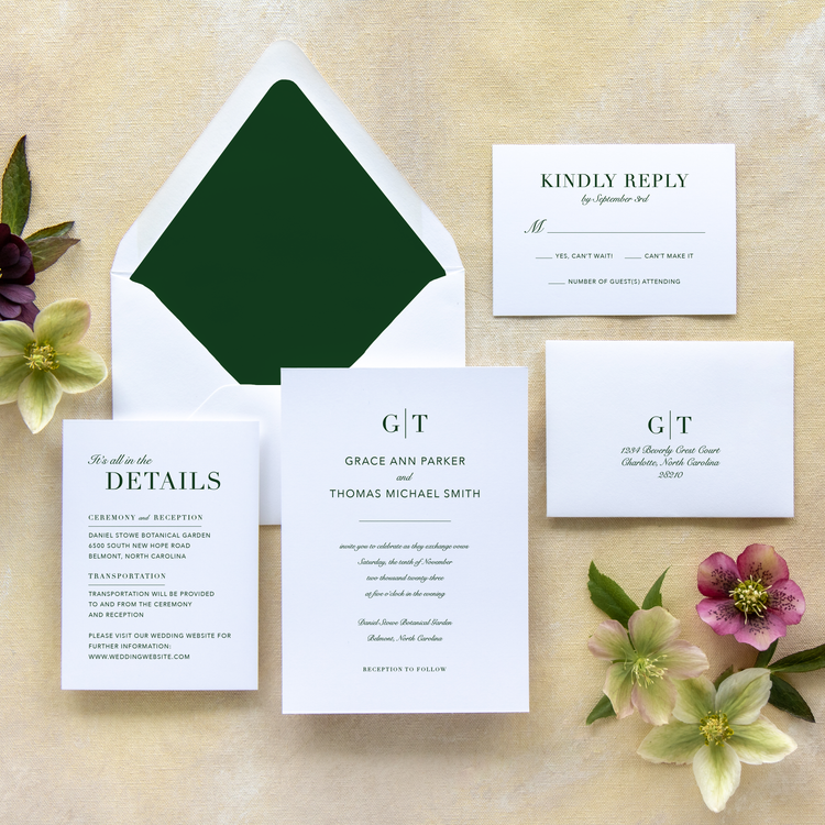 The Grace | Semi-Custom Wedding Invitation Collection