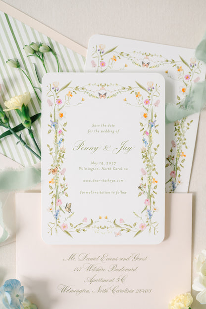 Penny Save the Date  |  Curated Save the Date