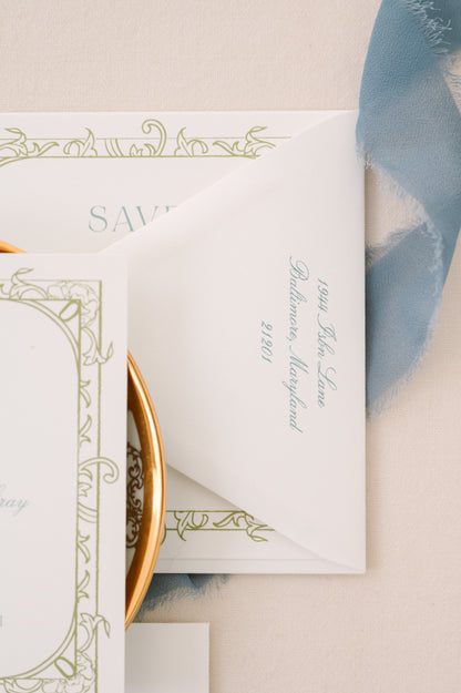 Rosie Save the Date  |  Curated Save the Date