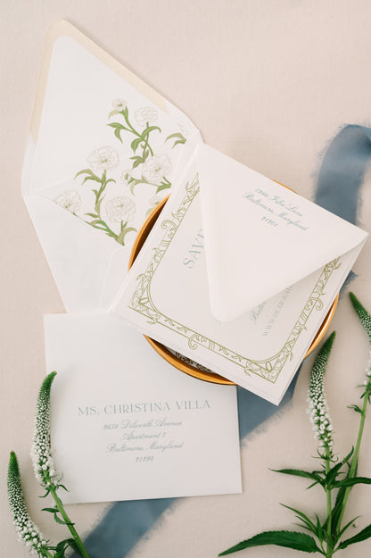 Rosie Save the Date  |  Curated Save the Date