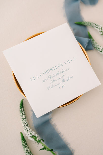 Rosie Save the Date  |  Curated Save the Date
