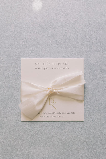 Hand-Dyed Silk Ribbon