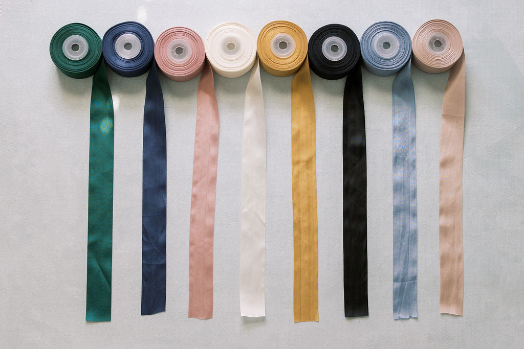 Hand-Dyed Silk Ribbon