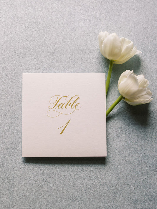 Morgan | Wedding Table Numbers