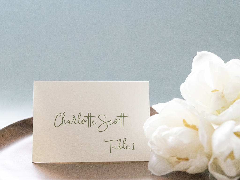 Caroline  |  Wedding Escort Cards