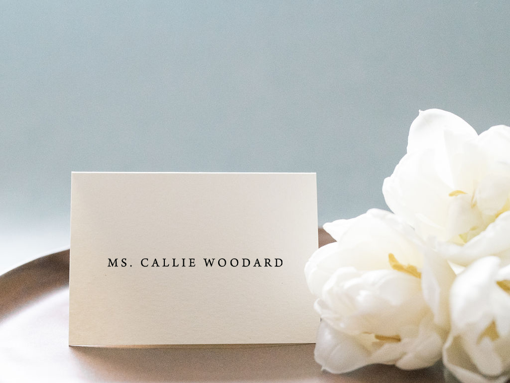 Jennifer  |  Wedding Place Cards